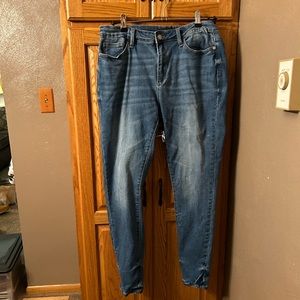 Judy Blue Sz 15 Skinny Fit, mid-rise Non-distressed denim jeans.
